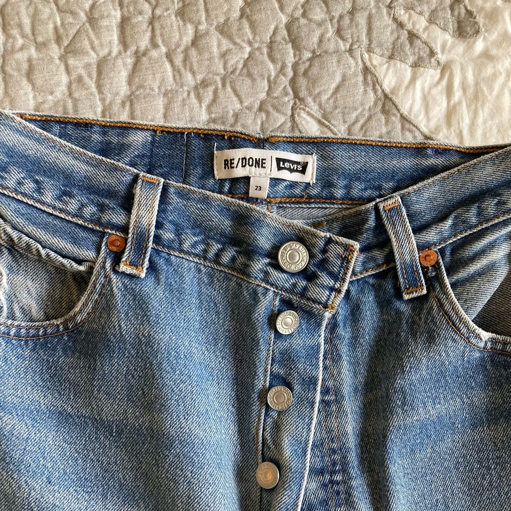 Re/Done Wide Leg reconstructed Levi's